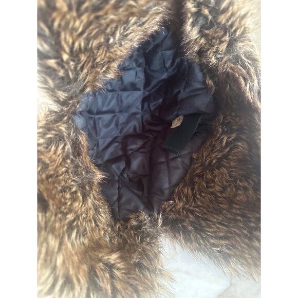 H&M Faux Fur-Lined Nordic Pattern Trapper Hat One Size - Picture 4 of 7